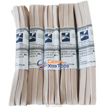 Резинка втяжная бельевая 7мм х 3м белая 